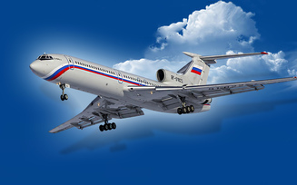 Гражданская авиация, среднемагистральный реактивный пассажирский самолёт, Ту-154Б-2