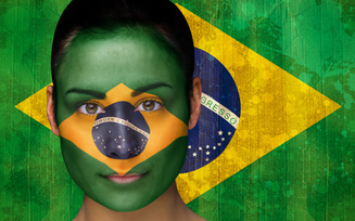 2014, flag, brasil, face, football, fifa, world cup